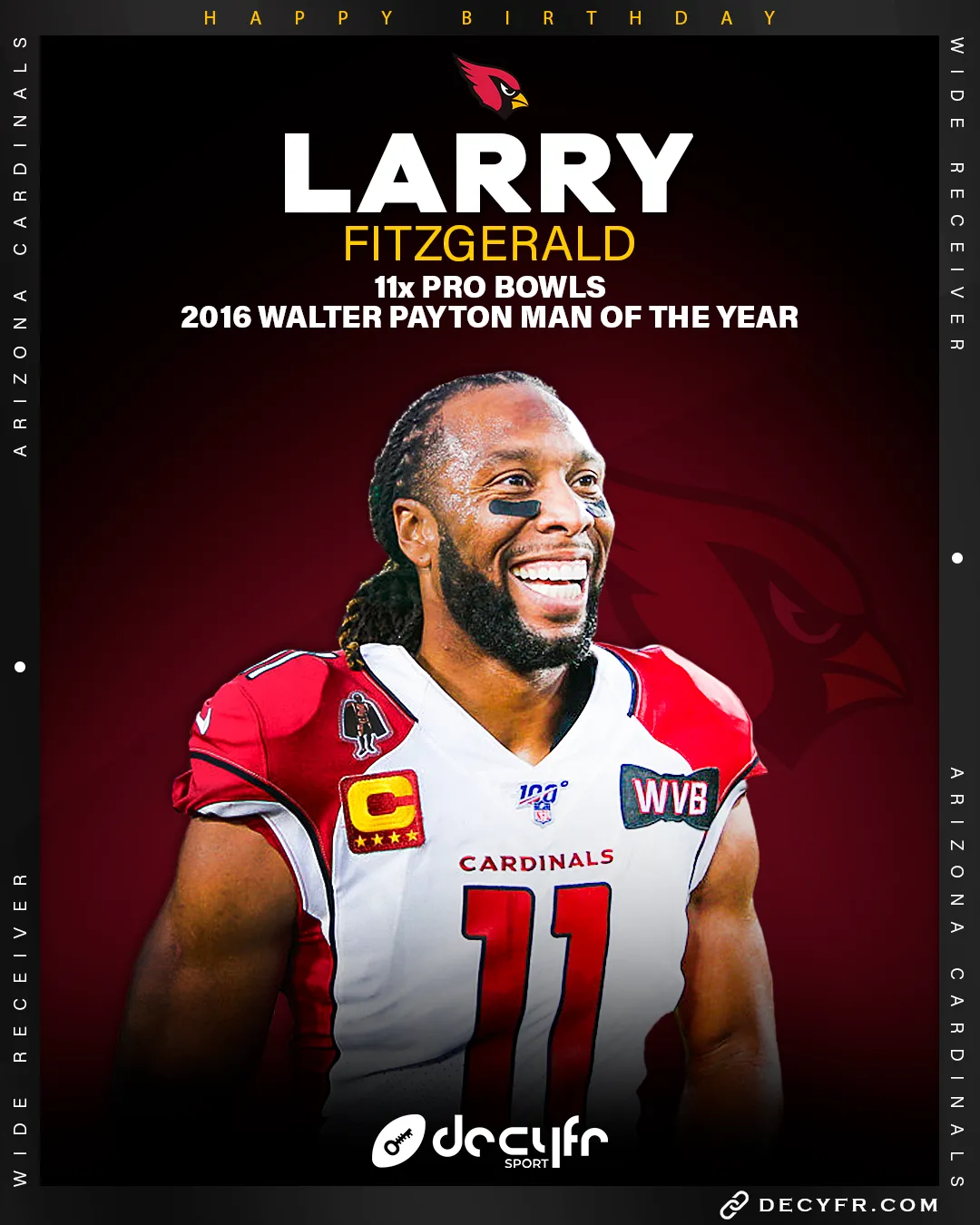 Larry Fitzgerald Birthday